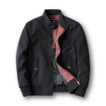 Amerikieti&scaron;ko darbo stiliaus Harrington G9 Retro laisvalaikio striukė - Pavasario/Rudens mada Vyri&scaron;ki su stovinčia apykakle vir&scaron;utiniai drabužiai XXXL juoda