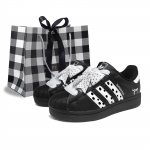 Adidas Originals SUPERSTAR Ta&scaron;keliai Juoda Perlo spalva, Pirkinių krep&scaron;ys Atsparus trinčiai Žemi Kateboardo batai Moteri&scaron;ki EG4959(Team598-BOX) 35⅔