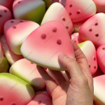 Mėtų žalumo hi Tortas Lėtai kylantis Squishy Ryžių pyragas Anti-streso Fidget žaislas Imitacinis maistas Spaudyti vaikams ir suaugusiems Smagi dovana