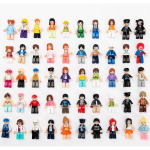 50 vnt. Atsitiktinių minifigūrėlių, Mini figūrėlės žaislas, Statybinių MINIFIG figūrėlių žmonės, Veiksmo figūrėlė, Paslaptingas rinkinys (Atsitiktinai įtrauktos 50 minifigūrėlių)