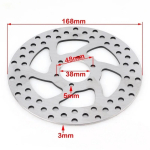 Citycoco Priekiniai Galiniai Stabdžiai Hidraulinis Diskinio Stabdžio Siurblio Mazgas Stabdžių Suportas Kinijos Harley Citycoco Elektriniam Motoroleriui Motoroleriui 1pc Brake Disc white