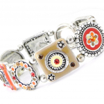 Les Tr&eacute;sors De Lily [D9674] - Bracelet Cr&eacute;ateur 'Esmeralda' Orange oranžinė