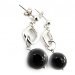Les Tr&eacute;sors De Lily [F6227] - Boucles Argent 'Ruth'