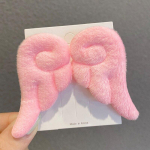 Super Cute Angel Wing Pliu&scaron;inis plaukų segtukas Vaikams Mergaitėms Plaukų segtukai Priedai Barrettes Plaukų laikikliai Galvos apdangalai Galvos apdangalai Plaukų segtukai Papuo&scaron;alai