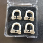 4 vnt./dėžutė Dantų įrankiai Medžiagos Guma Dam Clamp Derva Medžiaga Burnos priežiūra Odontologas Odontologija Odontologia Lab instrumentas 4pcs Small