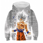 Mada Laisvalaikio anime animacinių filmų Goku Hoodies 3D Spausdinti Vaiki&scaron;ki Megztiniai berniukams Mergaitėms Vaikams &Scaron;aunūs gatvės aprangos megztiniai vir&scaron;utiniai drabužiai 150