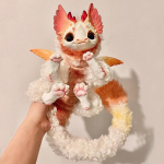 Fantastinis padaras ragas skraidantis drakonas pliu&scaron;inis žaislas latekso ornamentai drakono lėlė 50cm