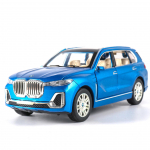 1/24 Scale X7 SUV modelio automobilio žaislas, cinko lydinio i&scaron;traukiamas žaislinis automobilis su garsu ir &scaron;viesa vaikams, berniukui, mergaitei 1/24-20.5X8X7cm juoda