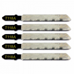 5 vnt Nauji T118A HCS lenkti dėlionės peiliukai metalui pjauti 77 mm ilgis 1,0-3,0 mm