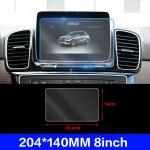 Skirta Mercedes Benz GLE klasės W166 W167 2015- Automobilio GPS navigacijos LCD ekrano grūdinto stiklo apsauginė plėvelė Anti 204x140MM 8inch gray