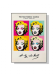 Abstraktus gėlių karvės pomidorų sriuba Plakatas drobės paveikslas Andy Warhol spausdinti dekoratyvinis paveikslėlis Svetainės namų dekoravimo dovana 50x70cm No Frame