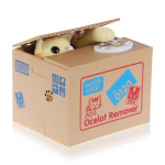 Panda Cat Thief Pinigų dėžutės Žaislinės Piggy Banks Dovanų Vaikams Pinigų Dėžės Automatinės pavogtos monetos Piggy Bank pinigų taupymo dėžutė Pinigų dėžutė Yellow cat