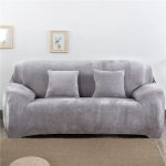 Stori pliu&scaron;iniai elastingi sofos užvalkalai svetainei Sekcijiniai kampiniai baldai Slydimas sofos užvalkalas 1/2/3/4 vietos vienspalvis Medium(145-185cm)1pc