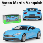 1/24 mastelio WELLY Aston Martin Vanquish lydinio automobilių modeliai, metaliniai žaisliniai automobiliai Automobilių modeliai Auk&scaron;tos modeliavimo kolekcijos Vaikų dovanos