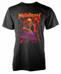 Megadeth Peace parduoda klasikinius roko metalo juodus unisex mar&scaron;kinėlius S