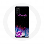 Coque pour Samsung Galaxy A41 Exo Groupe K-pop Logo Chanson Promise