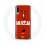 Coque pour Samsung Galaxy A70 La casa de papel Marsella dessin