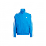 Adidas Originals dryžuotas &scaron;varkas su stovimos apykaklės užtrauktuku ir ilgomis rankovėmis Vyri&scaron;kas &scaron;varkas Mėlynas IT2496 M