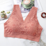 Besiūlės, kvėpuojančios, nėrinės &bdquo;push Up&ldquo; liemenėlės moterims Sexy Wire Be Wire Vir&scaron;utinis apatinis trikotažas V formos i&scaron;kirpte Bralette apatiniai apatiniai XXXL