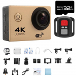 4K veiksmo kamera 1080P/30FPS WiFi 2.0" 170D povandeninis vandeniui atsparus &scaron;almas Vaizdo įra&scaron;ymo kamera Sporto kameros lauko mini kamera
