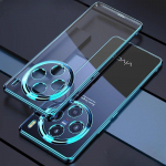 Vivo X100 Ultra galvanizuojamas telefono dėklas, skirtas Vivo X100S Pro X100SPro objektyvui, viskas įskaičiuota, silikoninis mink&scaron;tas korpusas galinis dangtelis For Vivo X100S Pro mėlyna