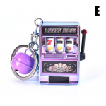 Sėkmingas Jackpot Mini Vaisių Lo&scaron;imo Automatas Smagus Gimtadienio Raktų Pakabukas Dovana Vaikų Žaislas juoda