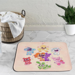 Smiling Critter grindų vonios kilimėlis Catnap Dogday Neslystantis kilimas Paplūdimio durų kilimėlis Miegamojo virtuvės kilimėlis Sveiki atvykę į namus 1