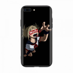 Juodas dėklas, skirtas Xiaomi Redmi 13C Note 9 iPhone XR 7 8 14 15 11 12 13 X XS Pro Max Samsung A25 S23 S24 FE Ultra Plus Waifu Anime Girl Samsung A22 4G bedugnė