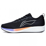 Li Ning Red Rabbit 6 Lengvi Kvėpuojantys Smūgius Sugeriantys Neslystantys Atsparūs Dėvėjimuisi At&scaron;okantys Žemo Aulo Bėgimo Bateliai Moterims Sneakeris Juodas ARMT016-21 36⅓