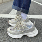 Amerikieti&scaron;ko retro auk&scaron;tos klasės vyri&scaron;ki madingi Honkongo stiliaus gatvės kadro platforminiai porų laisvalaikio sportbačiai moterims 36