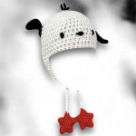 Naujos rankų darbo nertos dryžuotos kelnės, ilgos ausys ir rutuliukai, juokinga klouno kepurė suaugusiems Adult 57-59cm