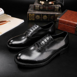Goodyear Didelio dydžio odiniai batai Verslo suknelės odiniai batai Vyri&scaron;ki briti&scaron;ki retro plautos odos batai Vestuviniai batai 37 juoda