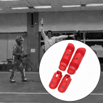 Kickbokso blauzdų apsaugos Karate kojų blauzdų ir pir&scaron;tų įklotai imtynėms, Muay Thai, raudona