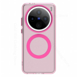 Saldainių spalvos matinis magnetinis smūgiams atsparus dėklas Vivo X200 Pro mini belaidžiam įkrovimui permatomas dangtelis VIVO Y200 Pro S19 Pro V40 Pro 5G korpusas For X200 Pro mini juoda