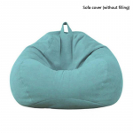 Madingi Unisex svetainės sėdmai&scaron;iai Gultai Lazy Sofa Sėdmai&scaron;is Vidinis Sėdmai&scaron;is Suaugusiesiems Vaikams(Jokio užpildymo) Be užpildo Didelis sofos užvalkalas ežero mėlyna spalva