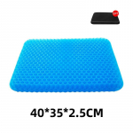 3D korinis vėsus ir kvėpuojantis kietas ledinis silkinis automobilis namų biuro kėdės pagalvėlė Automobilių priedai Automobilių gelis au&scaron;inimo sėdynės pagalvėlė