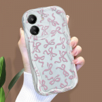Mielas animacinio ra&scaron;to kreminės tekstūros korpusas, banguotas kra&scaron;tas, mink&scaron;tas silikoninis dangtelis, skirtas Xiaomi Redmi Redmi Note 11SE skaidri