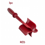 Mėsos kapoklė Hamburgerių kapoklė Bulvių grūstuvas-Profesionalus daugiafunkcinis kar&scaron;čiui atsparus nailoninis maltos jautienos smulkintuvas virtuvės įrankiai Red 1Pcs