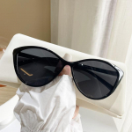 Retro Kar&scaron;tutės Juodi Katės Akys Akiniai nuo Saulės, Moteri&scaron;ki Kvadratiniai Apvalūs, Dideliam Veidui, Ploni, Miopija, Auk&scaron;tos Klasės Akiniai nuo Saulės