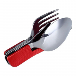 1 vnt. 3 viename lauko kelionių stovyklavimo žygių ki&scaron;eninis sulankstomas &scaron;auk&scaron;tas &scaron;akutė peilis raudona