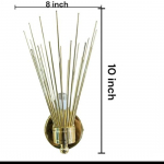 1 lempos vidurio amžiaus žalvario auksinis Sputnik sieninis &scaron;viestuvas modernus namų dekoras svetainei, virtuvei