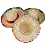Mini naminių &scaron;unų &scaron;iaudinė skrybėlė, sombrero, katės skrybėlė nuo saulės, paplūdimio vakarėlio &scaron;iaudinės skrybėlės, &scaron;unų skrybėlė 1pc