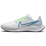 Nike Air Zoom Pegasus 38 Balti Karali&scaron;ki Mėlyni Vyri&scaron;ki Sportbačiai Grynasis Platina Vilko Pilka CW7356-103 40.5
