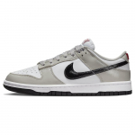 Nike Moteri&scaron;ki Dunk Low Light Iron Ore Black Moteri&scaron;ki Kedai Pilki Balti University-Red DQ7576-001 35.5
