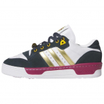 Demon Slayer x adidas Rivalry Low Tengen Vyri&scaron;ki sportbačiai Balti Debesies baltumo Aukso-metaliniai JI3311 42