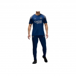 Jordan Air 1 Dri-FIT Paris Saint-Germain Patogios, odai draugi&scaron;kos, su rankogaliais, megztos raidėmis sportinės kelnės Vyrams apatiniai Void-Blue Phantom-Blue HJ1994-492 S