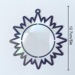 Saulės gaudyklė Vaivoryk&scaron;tės prizmė Stora optinė vaivoryk&scaron;tės prizmė Akrilinis pakabukas Kabinamas ant lango