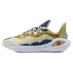 Under Armour Curry 11 Apvalus pir&scaron;tas Suvarstomi Neslystantys Dilimui Atsparūs Žemi Krep&scaron;inio Batai Unisex Kedai Geltoni Mėlyni 3026617 44