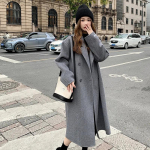 Mados dizainas &bdquo;Senior Sense of Tweed&ldquo; striukė, moteri&scaron;kas rudens ir žiemos tvido paltas 4XL juoda