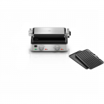 Gril multi-contact Braun 2000 watts noir en acier inoxydable